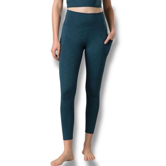 NWT - PrAna Becksa 7/8 Legging Women’s Size 1X RG‎ in Bluefin Heather - Picture 2 of 5